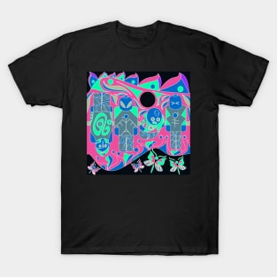 mayan soccer team in alien suits ecopop T-Shirt